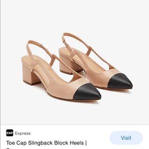 Women’s express sling back block heels